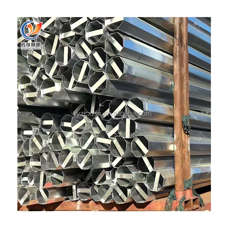 Cheap price 8 meter height aluminum iron galvanized outdoor highway street light pole