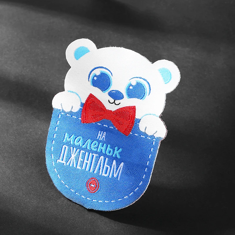Индивидуальная швейная машина вышитая квадратная/бирка с именем/круглая тканая нагрудная нашивка школьный значок на пуговицах