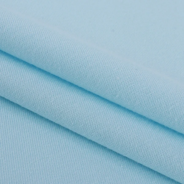 Shaoxing Textil Экологически чистая Органическая 93 хлопок 7 Спандекс Трикотажная ткань лайкра трикотажная эластичная спандекс