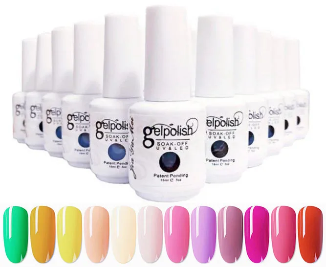Nail Supplies Wholesale 274 Colors OEM HEMA free Nail Gel Polish Odorless UV Gel Soak Off Vegan LED UV Gel Nail Polish