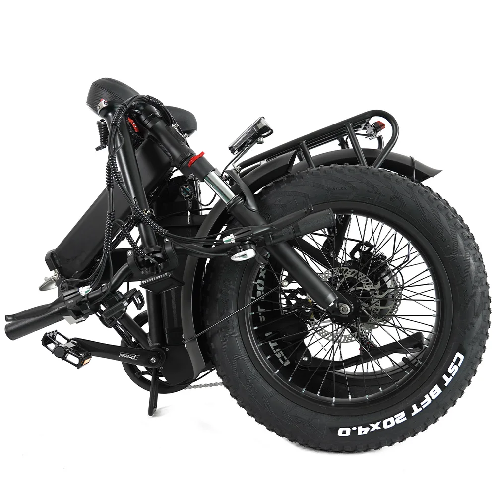 TOODI GW20 EU Warehouse Stock Cheap Electric City Bike Bicycle With Battery 48V15Ah 20*4 inch Folding Electric Bike Bicycle