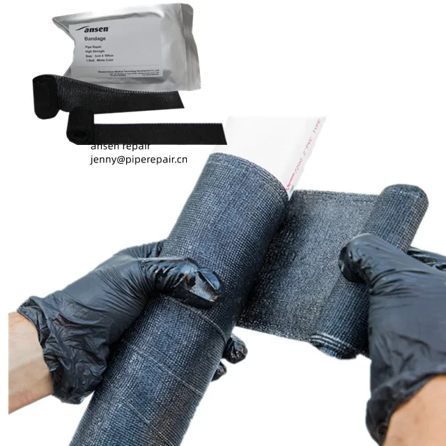 Wholesale Plumbing Pipe Repair Tape Armored Cast Tape Bandage 50mmx3.6m Fast Curing Pipe Repair Bandage