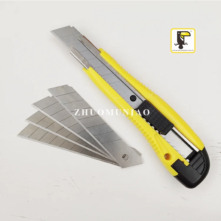 Cutter Knife Plastic ABS 18mm Quick-Change Blades Utility Knife Sliding Blade Knife