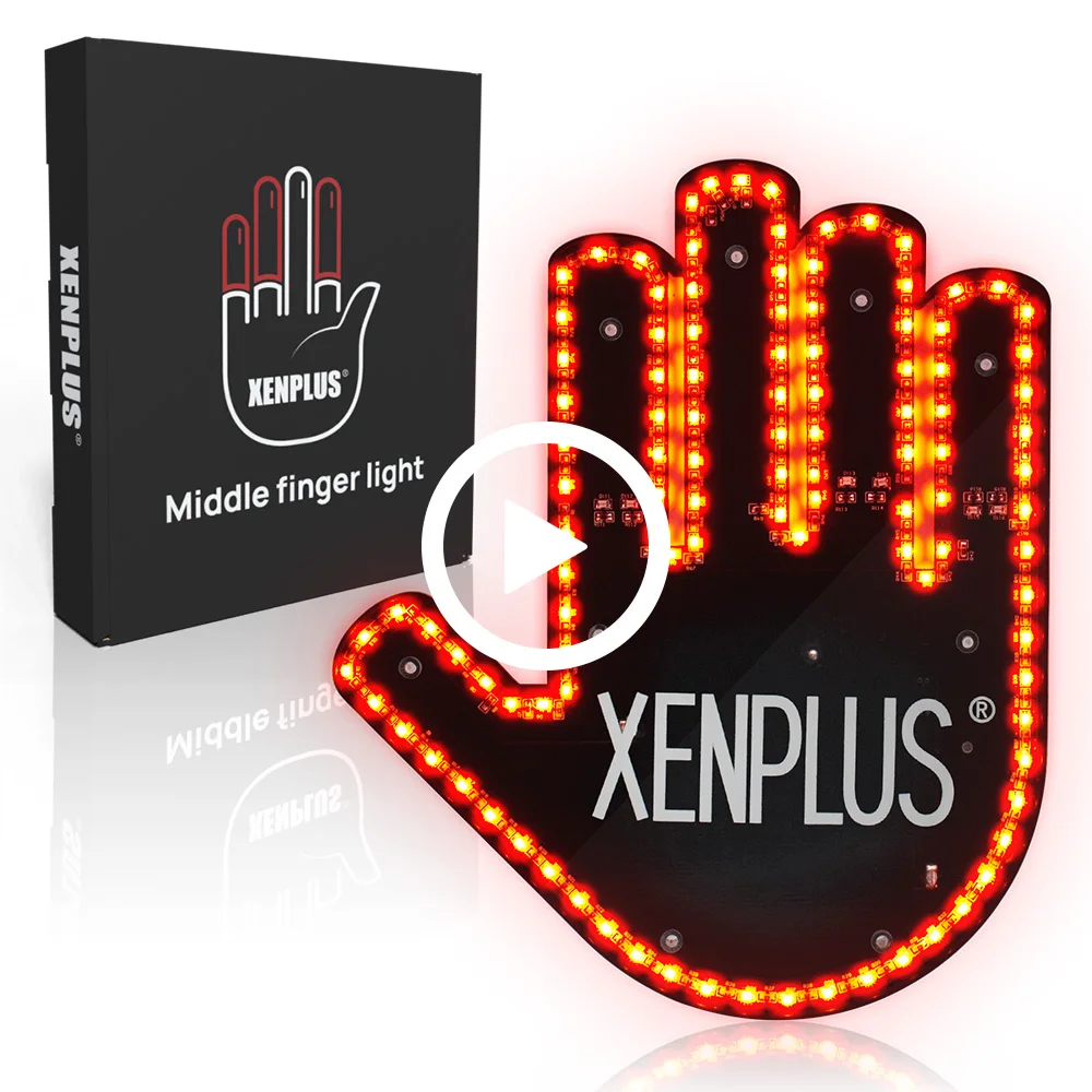 XENPLUS 2023 новейший светильник среднего пальца для универсального автомобильного светодиодного светильника на палец