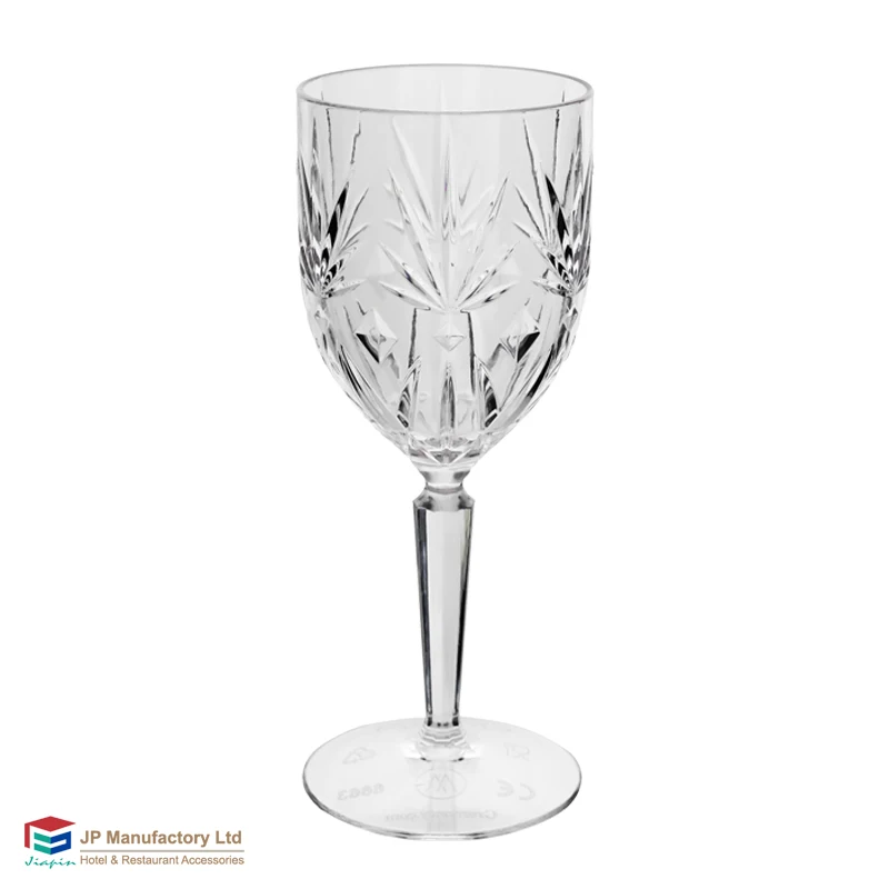 Hot Sale Vintage Wine Glass Cups Multi Colored plastic Wedding Party Goblets