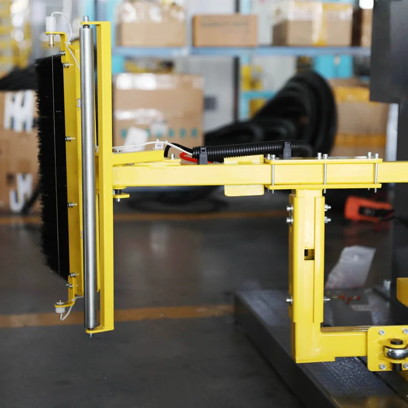 
Pallet Wrapping Machine With Top Pressure Plated Shrink Pallet Wrapping Machine Pallet Wrapper With Scale 