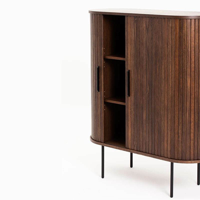 Custom Wooden Dining Room Furniture Modern Antique Buffet Cabinet Sideboard With Sliding Door