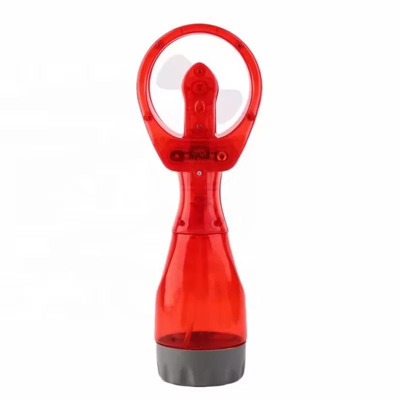 Mini Water Bottle Spray Cool Mist Fan Plastic Outdoor Travel Handheld Portable Cooling Spray Fan