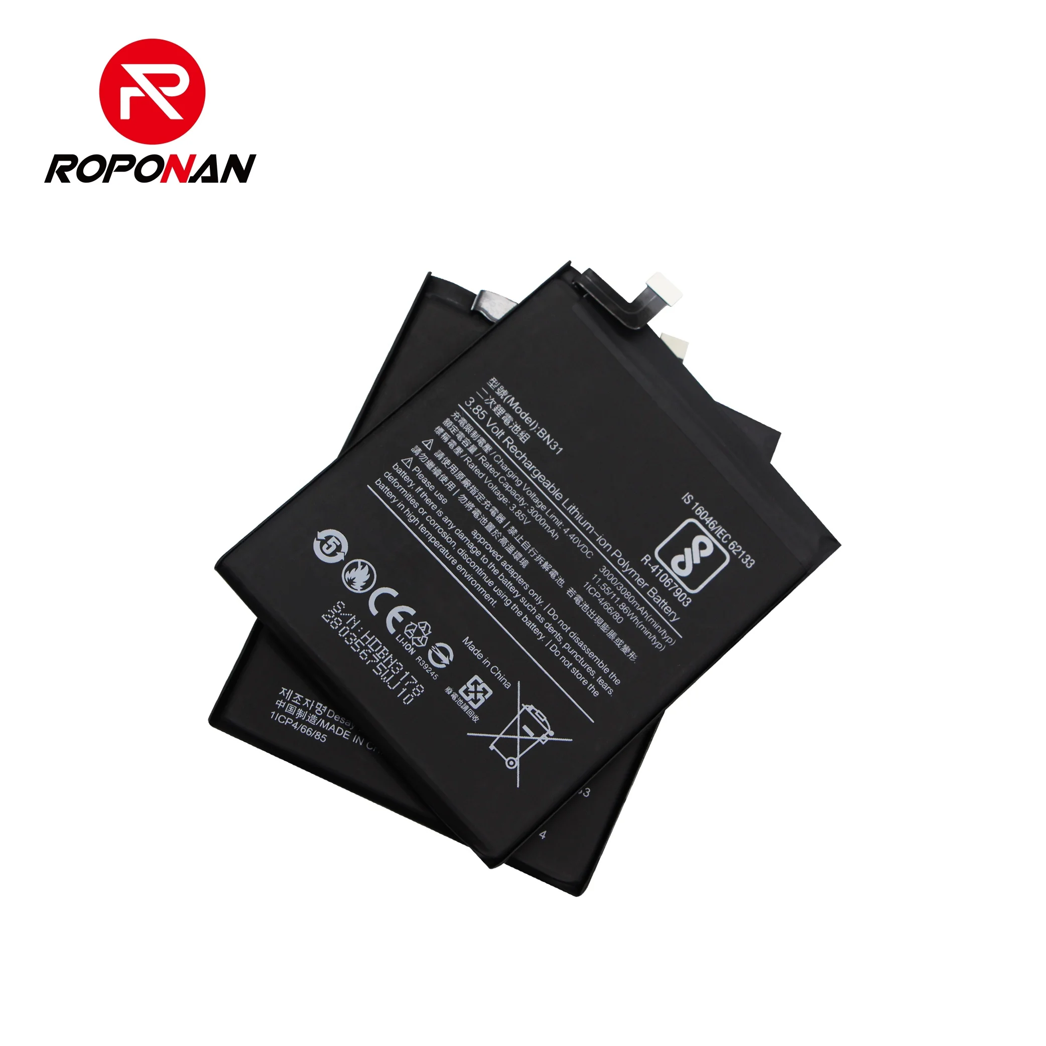 Аккумулятор BN31 BN37 BN41 BN43 BN44 BN47 BM47 BM48 BM52 для Xiaomi Redmi 6A 5A 4A 4X 5 PLUS A2 Lite 3 4 6 Pro батарея мобильного