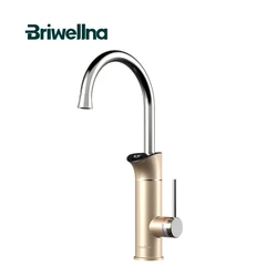 Briwellna Universal 220v Kitchen Instant Water Tap Heating Water Faucet with LED display