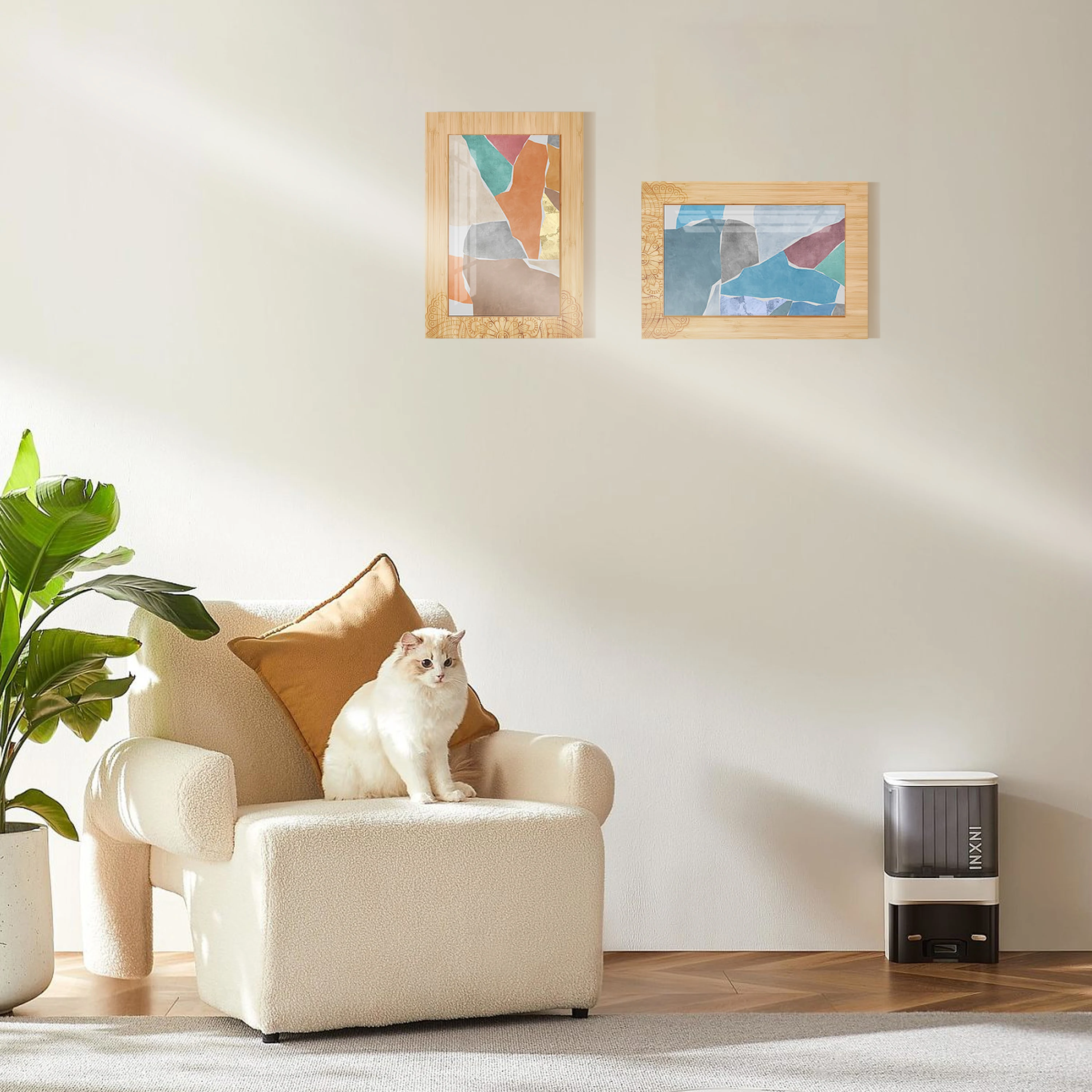 YCZM  Natural Eco-friendly High Quality Creative Bamboo Photo Frame