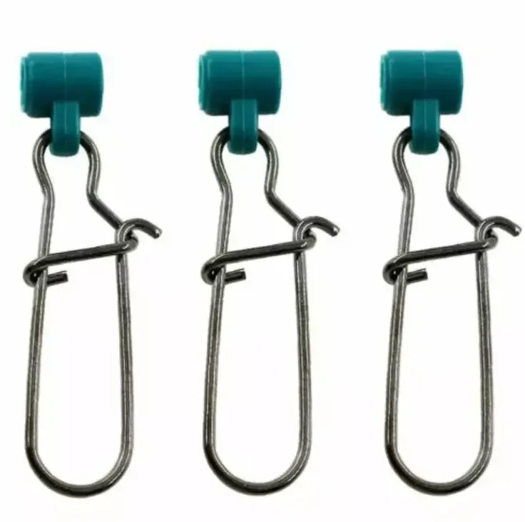 Plastic Head Swivel With Nice Hooked Snap Fishing Sinker Slide Swivels