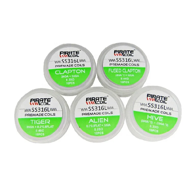 Heating wire factory price winding wire DIY clapton ss fused clapton wire ss316l VS Alien