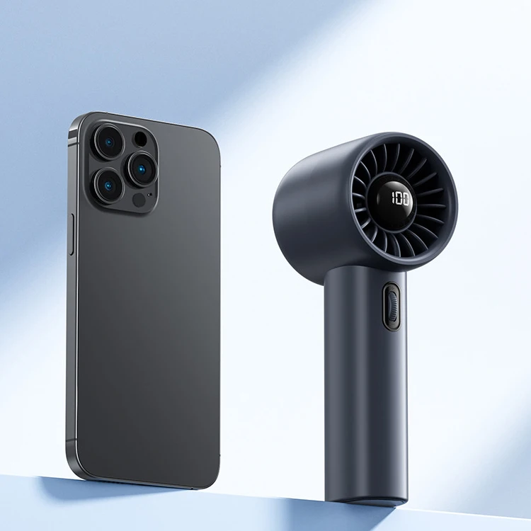 New Design Wireless hand mini fan Cute Portable USB Rechargeable motor 100speed gears fan Handheld High speed fan