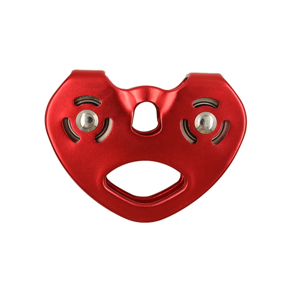 Jensan High Quality Heavy Duty Double Swivel Rope Pulley Block Zip Line Pulley For Ropes