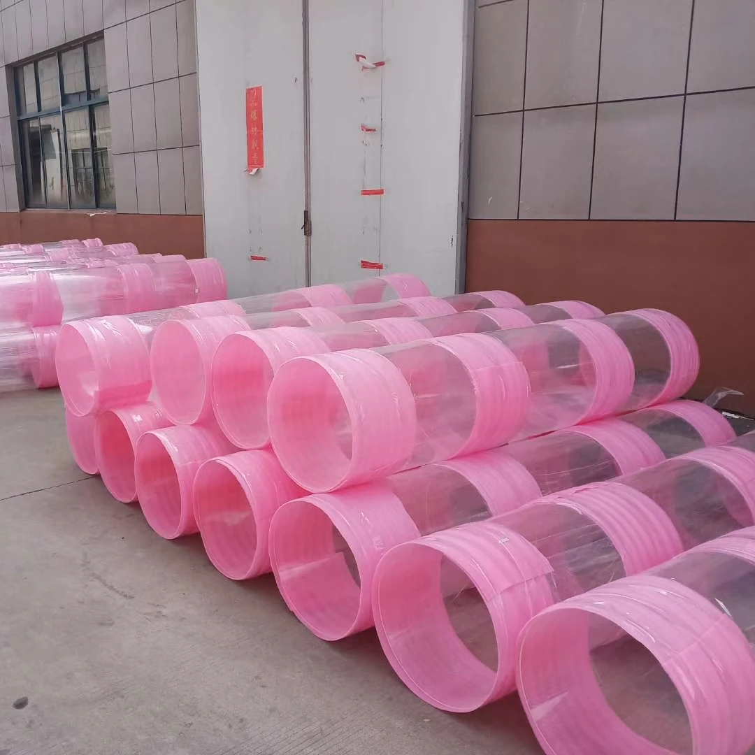 Ning E-PlasticsCustom Large Diameter Clear Plastic Acrylic Tube/PMMA pipe