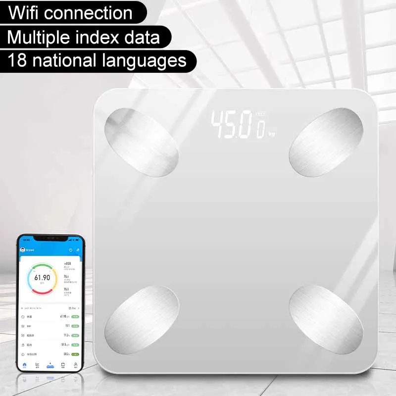 Small MOQ Wholesale 180KG Body Scale Digital Smart Body Fat Weight Scale