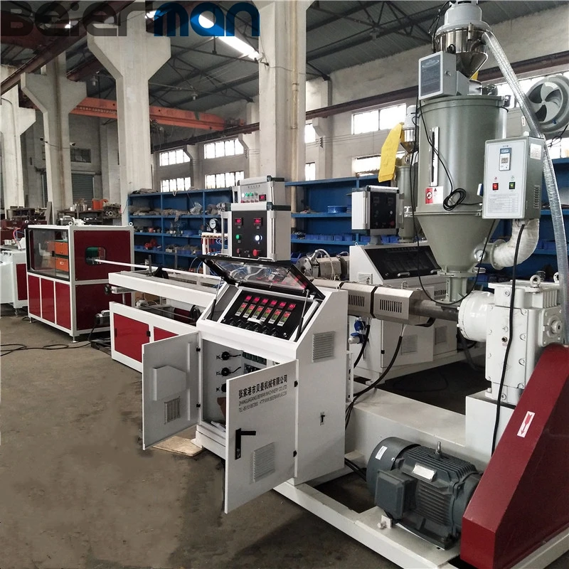 PC PMMA plastic LED light tube extruder machine T5 light round pipe extrusion line with SJ50 extruder