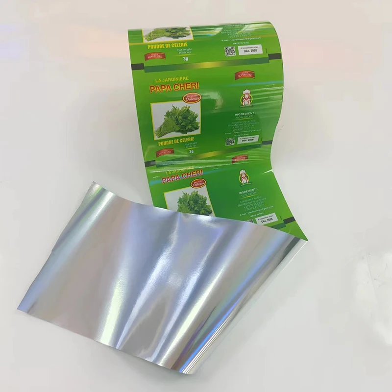 Customized Plastic Laminated Film Packaging Roll Film For Chips Candy Puffed Foods Roll Film