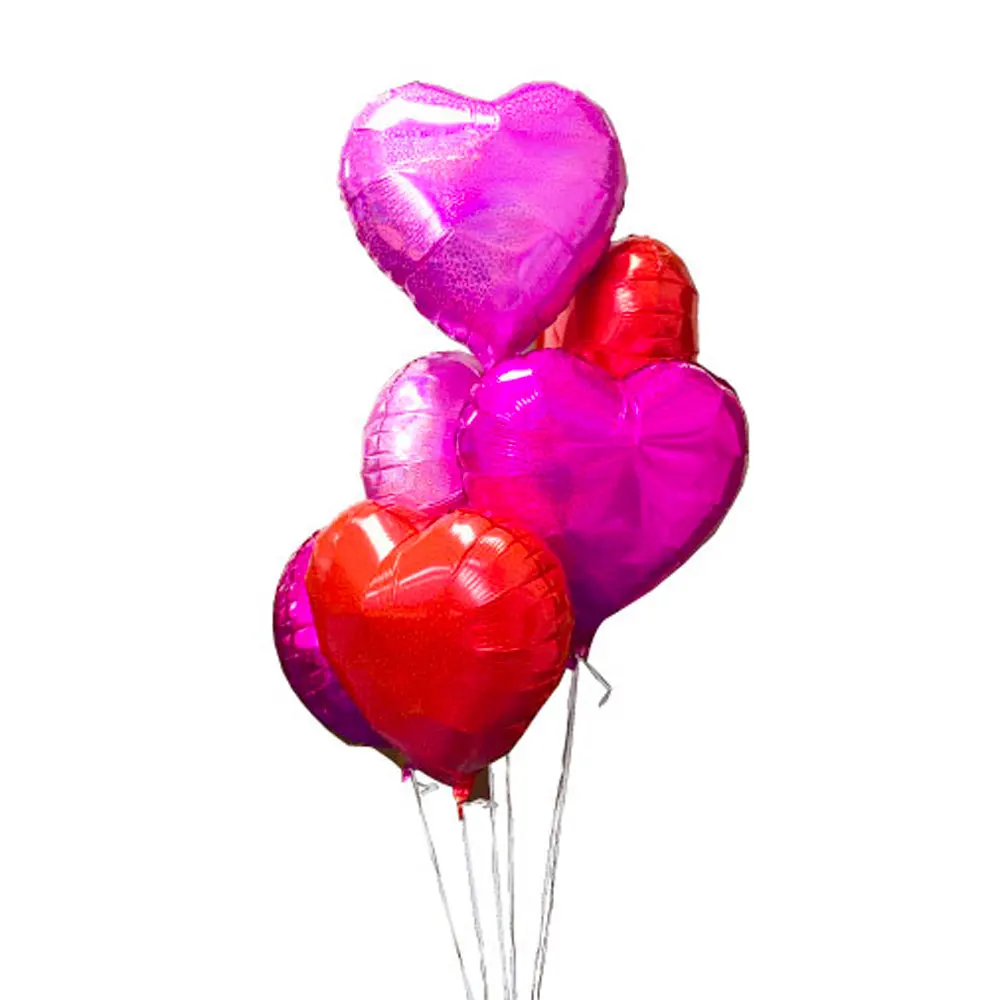 
Wedding accessories custom printed holographic foil heart balloon 18 inch 