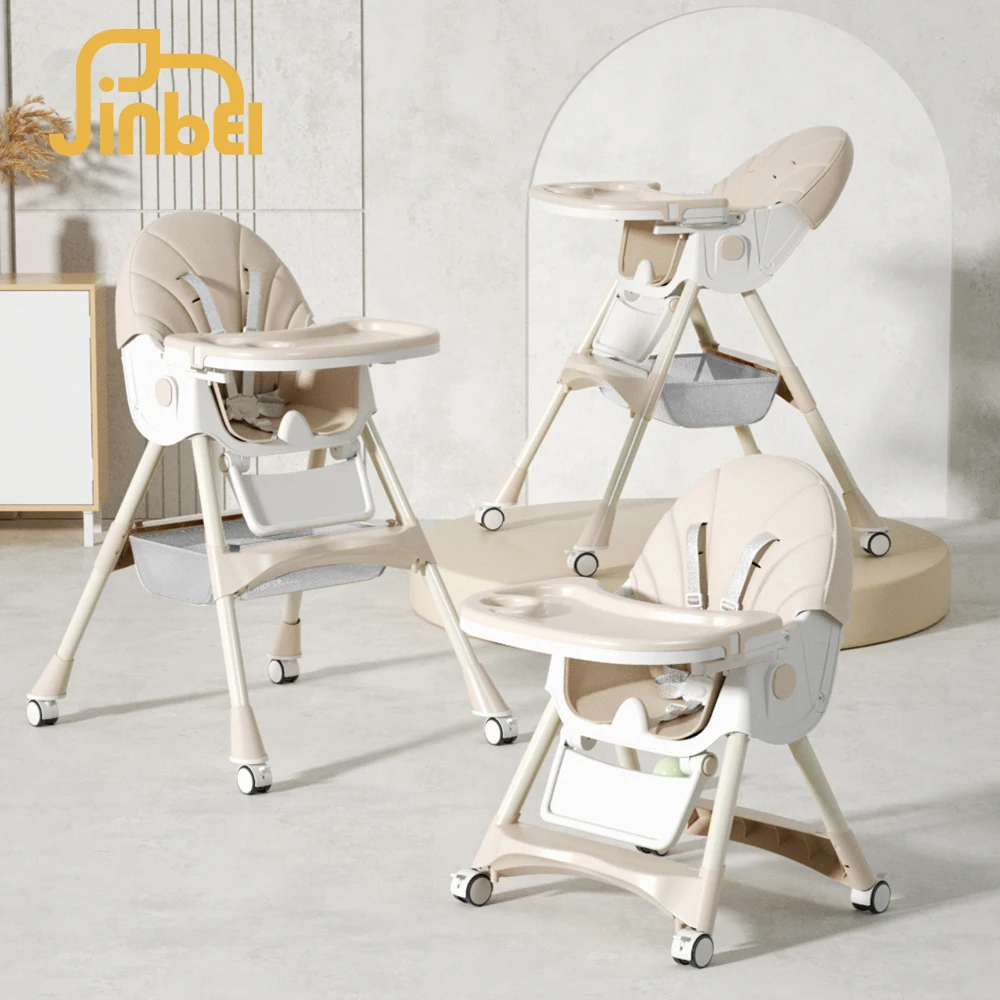 Multifunctional baby high chair kids feeding chair 4 in 1 adjustable baby high chair
