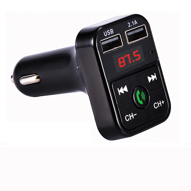 Автомобильный MP3-плеер B2 с функцией громкой связи и USB-зарядным устройством 2 1 А автомобильный беспроводной FM-передатчик