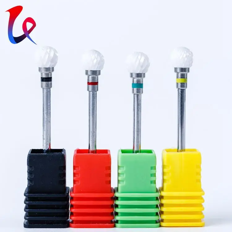 Keli Fast Shipping  for Manicure Decoration Nail Polishing Grinding Head Nail Art Ceramic Drill Bits