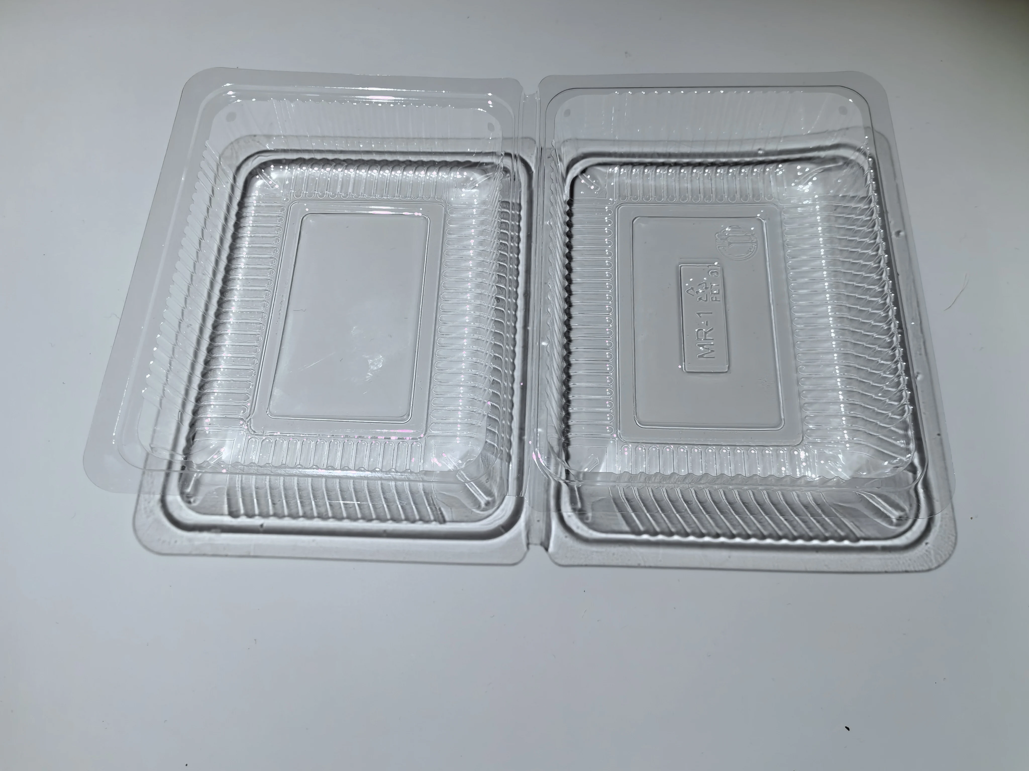 Disposable Food Box Clear Plastic PET Cake Box Package for Fruit Cake Wholesale