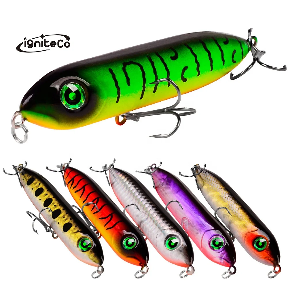 Multiple Color Rattle Sound Louder Super Spook Fishing Pencil Lure