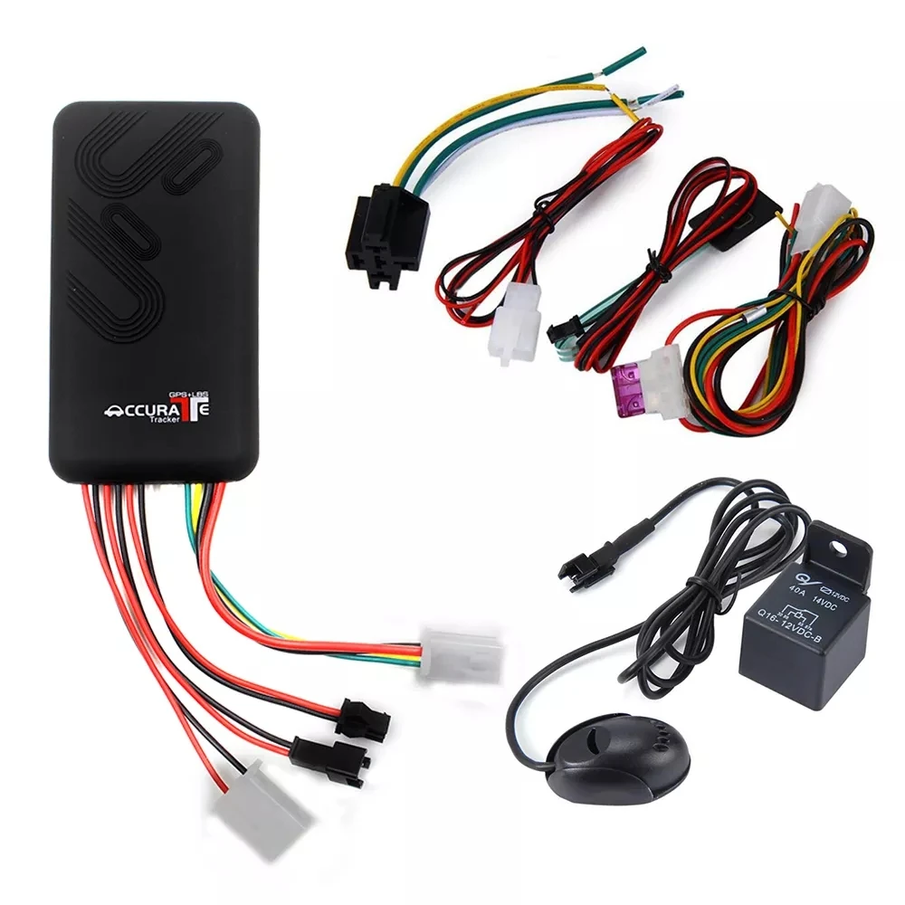 TK100 Portable GPS tracker for car electric motor bikes 24v Relay Cut off Engine GT06 GPS devices for car