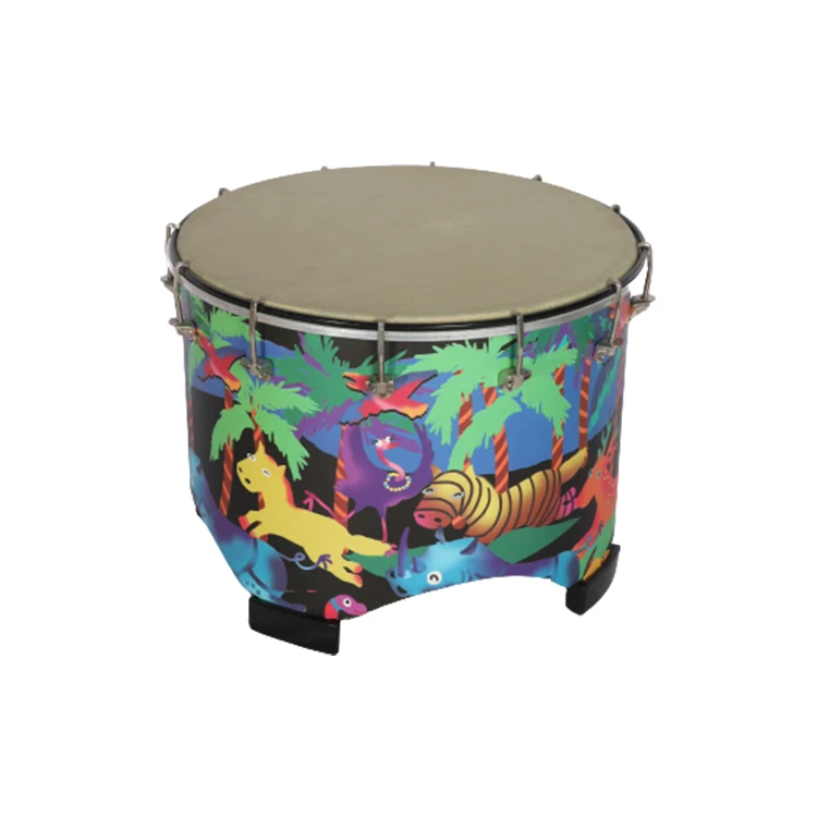 2021 new product mini kids wood drum three tone oem premier  de vidro drum kit