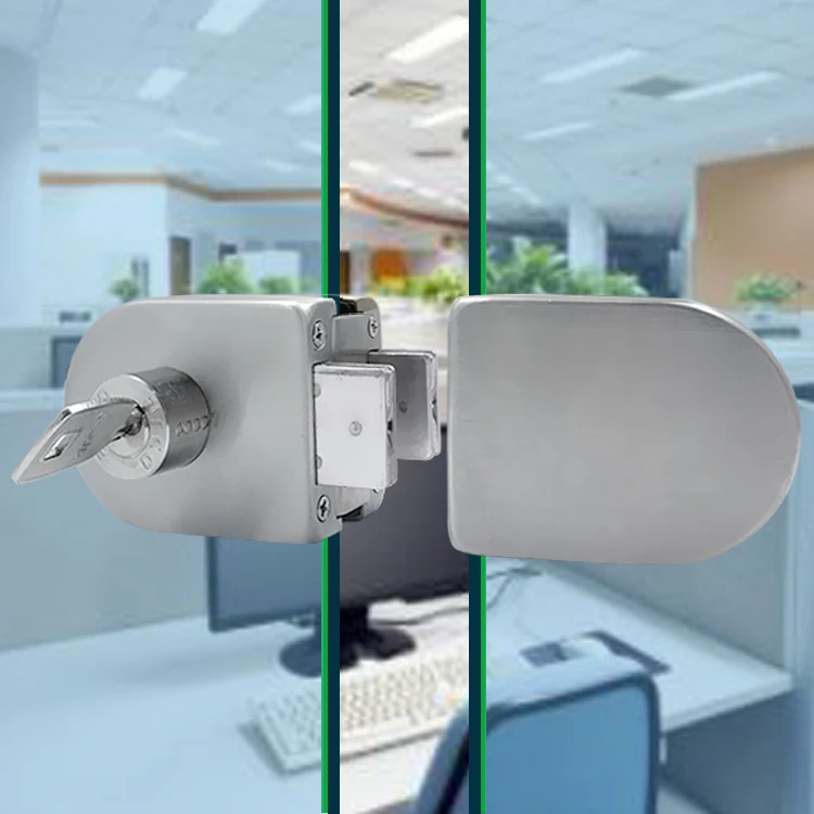 HYLAND OEM GL125 Stainless steel Glass door lock, frameless glass lock for double door