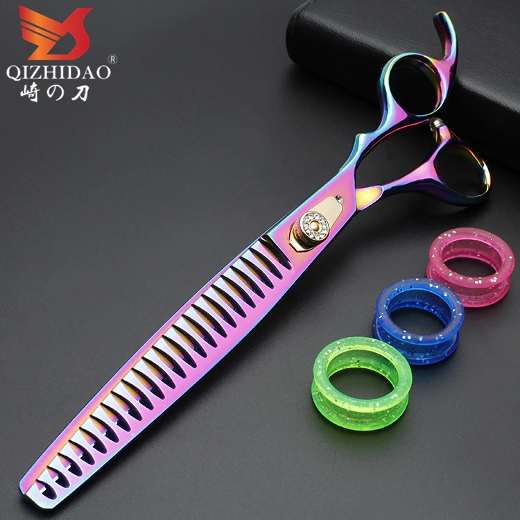 Японские Ножницы из нержавеющей стали 440C для ухода за собаками, профессиональные наборы ножниц для домашних животных, 8 дюймов