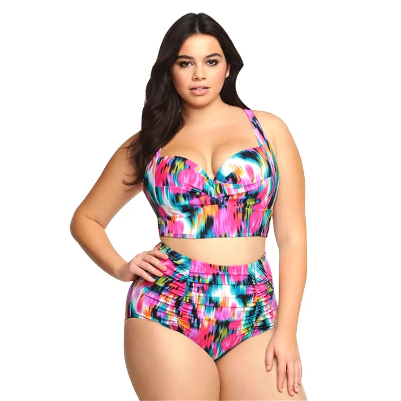 New OEM provided women plus size swimwear beachwear women bikini one piece swimsuit