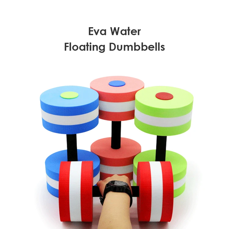 ZHOYA SPORT Hot Sale Foam Water Floating Dumbbell Pool Aqua Dumbbells Aquatic Water Aerobics Exercise Fitness Dumbbells