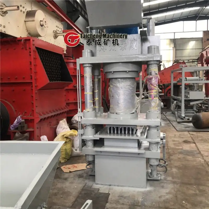 Energy saving Calcium carbonate briquette machine process