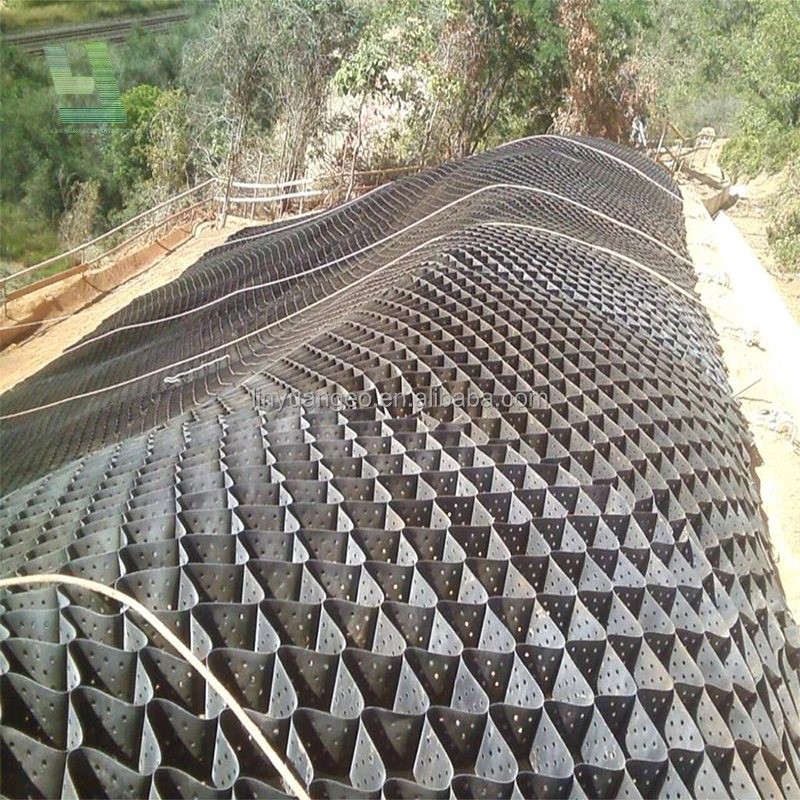 HDPE plastic geocell roof prezzo gravier 50mm gia 2300 retaining walls ground gravel grid driveway paver price