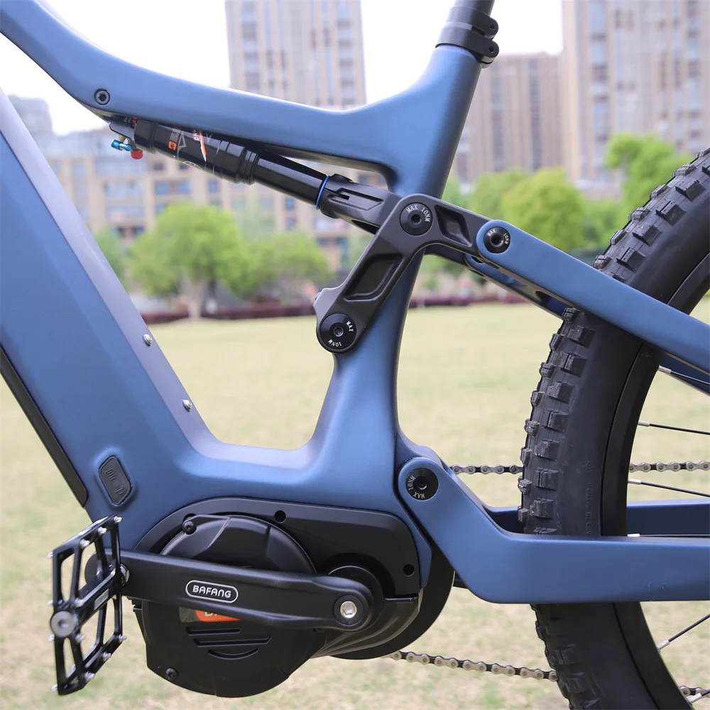 Велосипед mtb с полной подвеской bafang m620 29 дюймов 48 В средний приводной двигатель для электровелосипеда из углеродного волокна рама T700 электрический горный электровелосипед