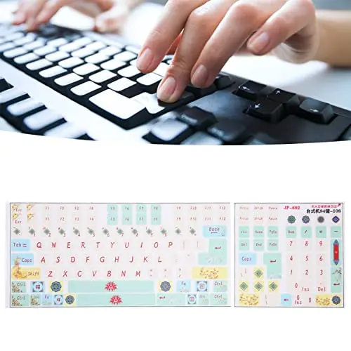 Universal British keyboard sticker frosted surface replacement mechanical keyboard letter sticker computer keycap button sticker