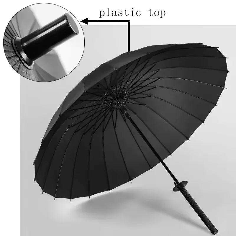 Straight Fancy Design Japanese Samurai Katana Small Sword Umbrella with Long Handle