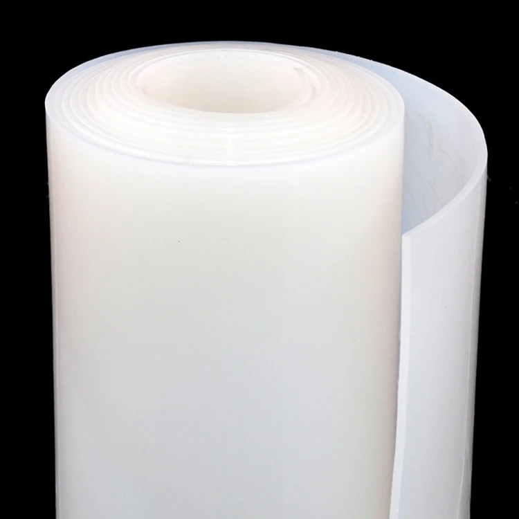 Hot Sale White transparent silicone rubber sheet roll 1mm 2mm 3mm 4 mm 5mm 6mm