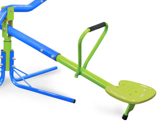NEW  Outdoor Playground Seesaw  360 Degree Rotating Sturdy Plastic Seat Seesaw for Kids Seesaw