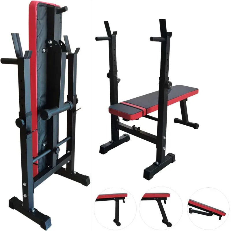 Home Gym Indoor Strength Training Workout Multifunctional Weightlifting Bench Press Squat Rack