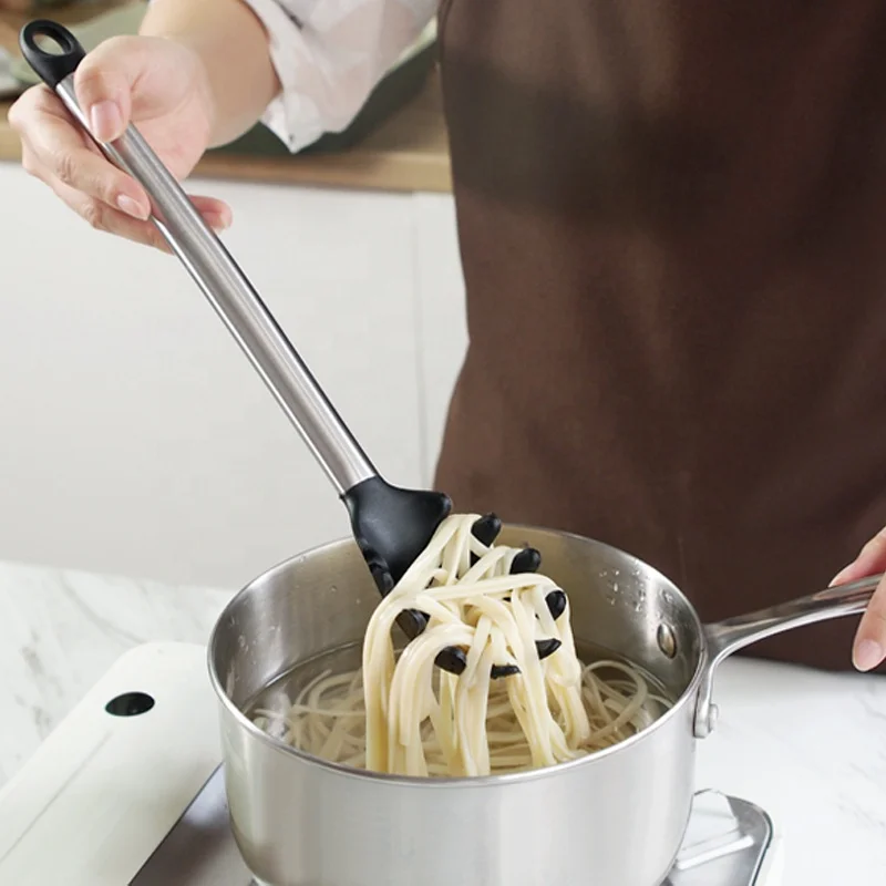 9pcs Nonstick Silicone Kitchen Utensil Set With 430 Stainless Steel Handle