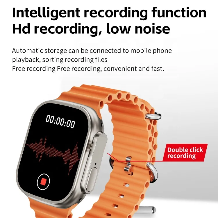 WS83 MAX Ultra 49mm BT Music Recording Smartwatch Series 8 Waterproof Smart Watch Reloj inteligente Series 8 Ultra Smartwatch