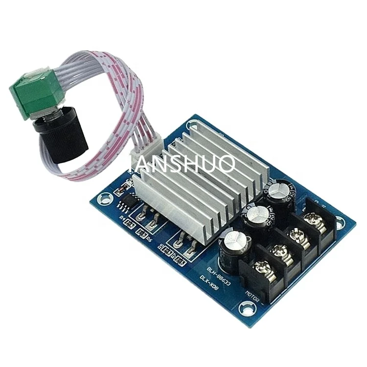 ШИМ регулятор двигателя постоянного тока 12 В 24 в устройство управления двигателем 30 А модульный скорости