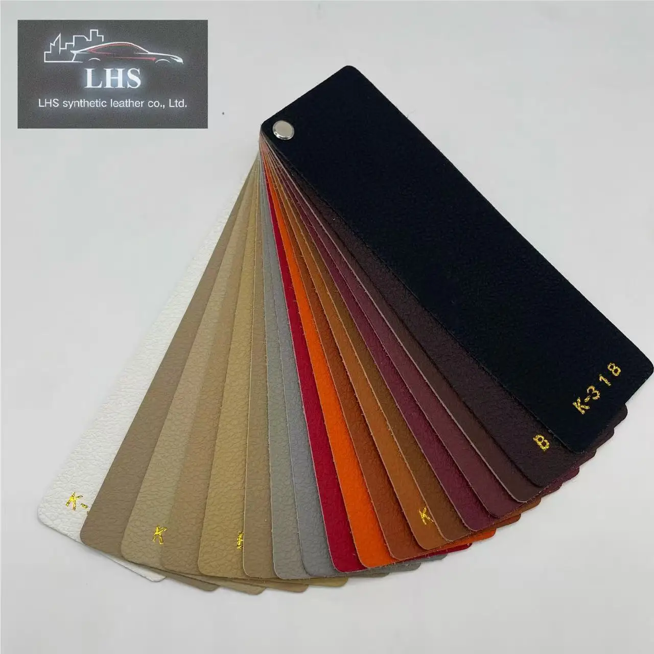 Car Leather Color Catalog Sample Book High Quality Car Seat Leather