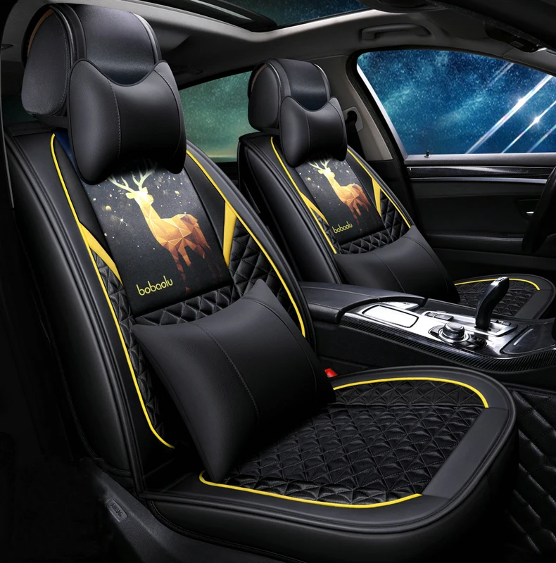 Роскошный чехол для автомобильного сиденья из мягкой кожи, полностью закрытая подушка для автомобильного сиденья