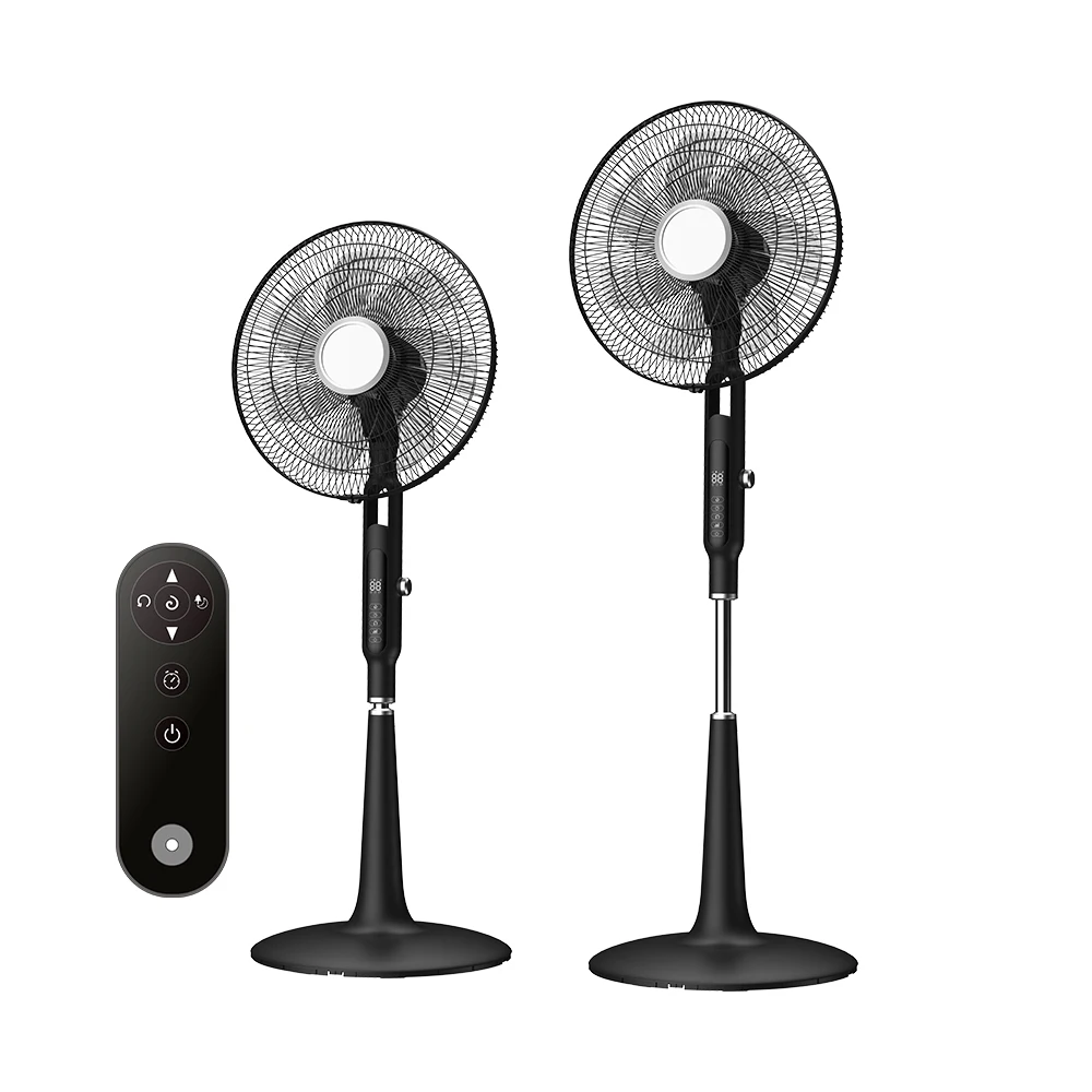 Popular product 10 Speed Stand Fan indoor 7 blade remote control white standing fan