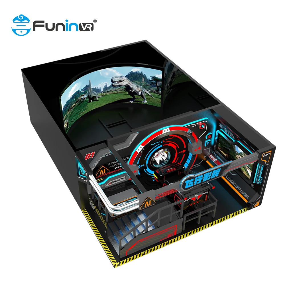 Virtual Reality Curved Screen Immersive 3D Rides AI Bus Cinema Supplier 3D Cinema Nake Eye Amusement Park Ride Naked eye 3D